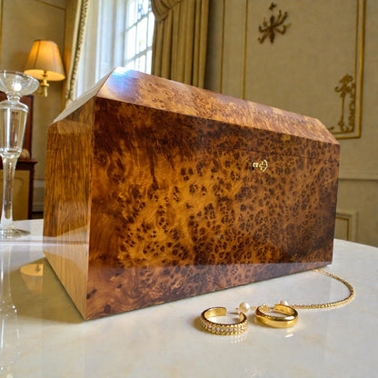 Moroccan jewellery Box burl thuya Box made from
