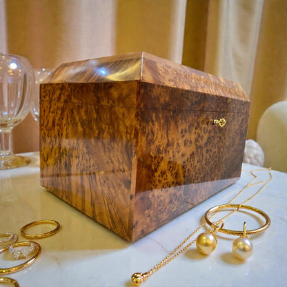 Moroccan jewellery Box burl thuya Box made from