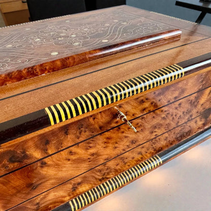 Large Jewellery Box lockable With Key made from