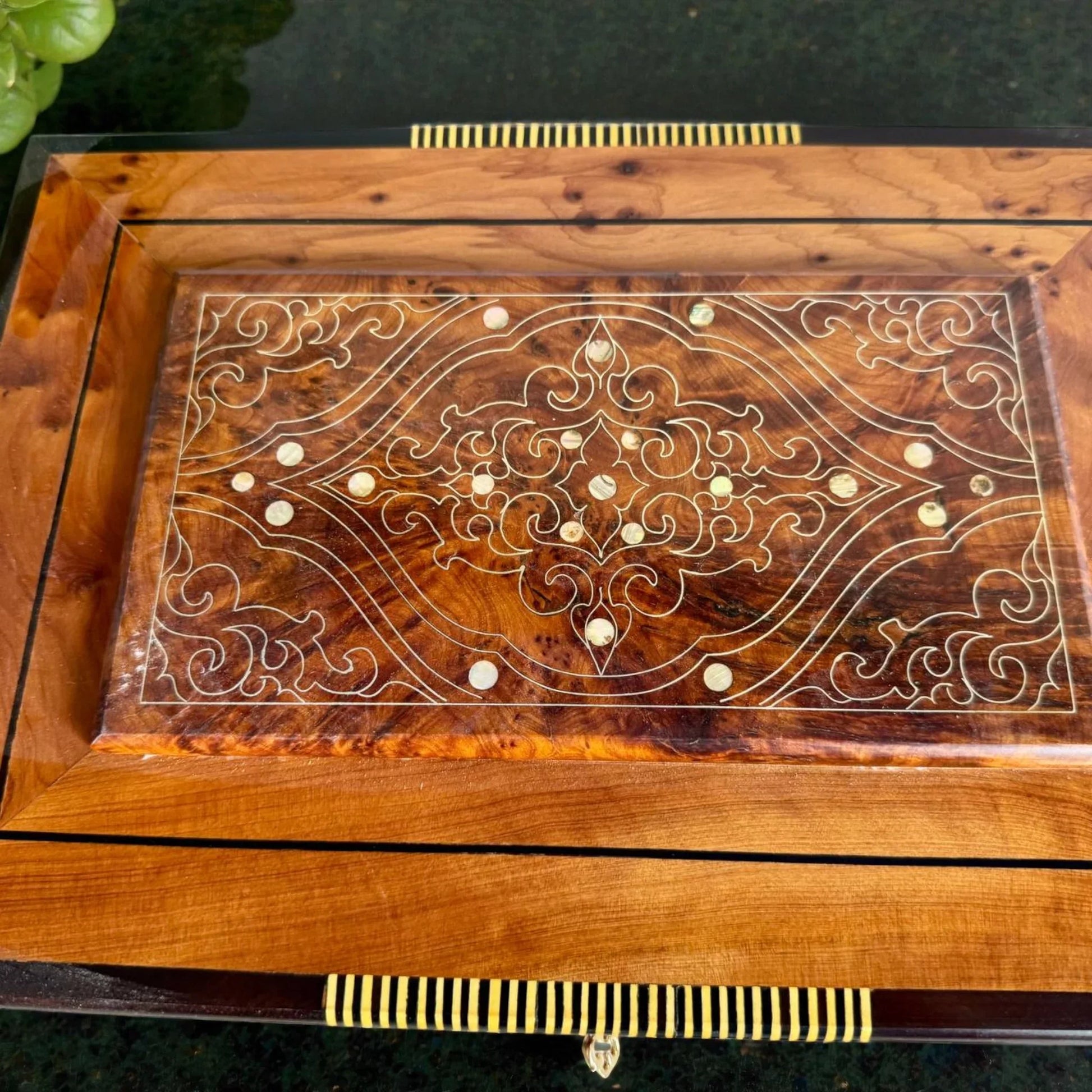 Large Jewellery Box lockable With Key made from