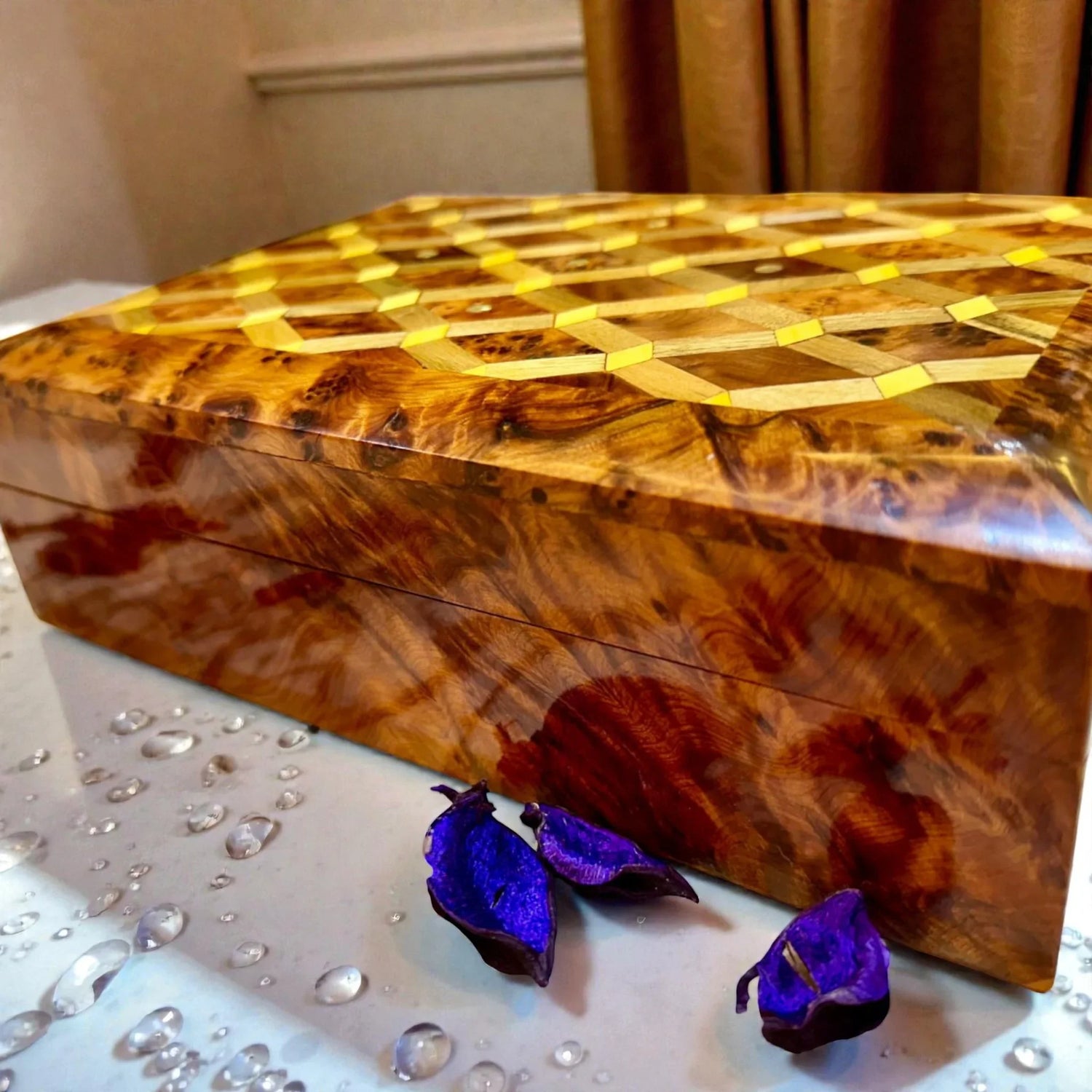 Ladies Wooden Jewelry Box made from