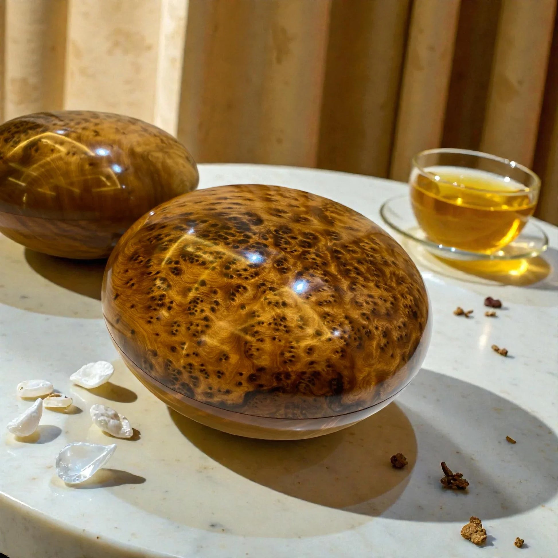 Round Box Jewelry Organizer made from