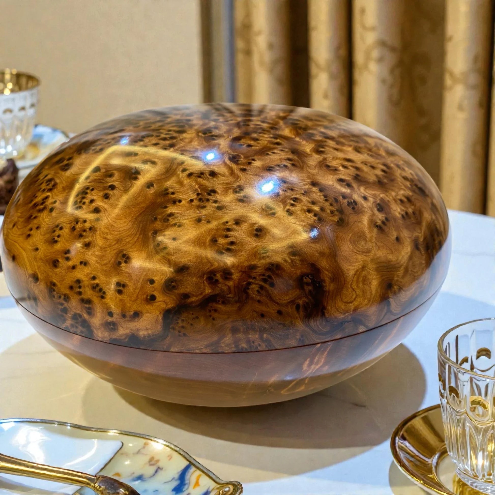 Round Box Jewelry Organizer made from