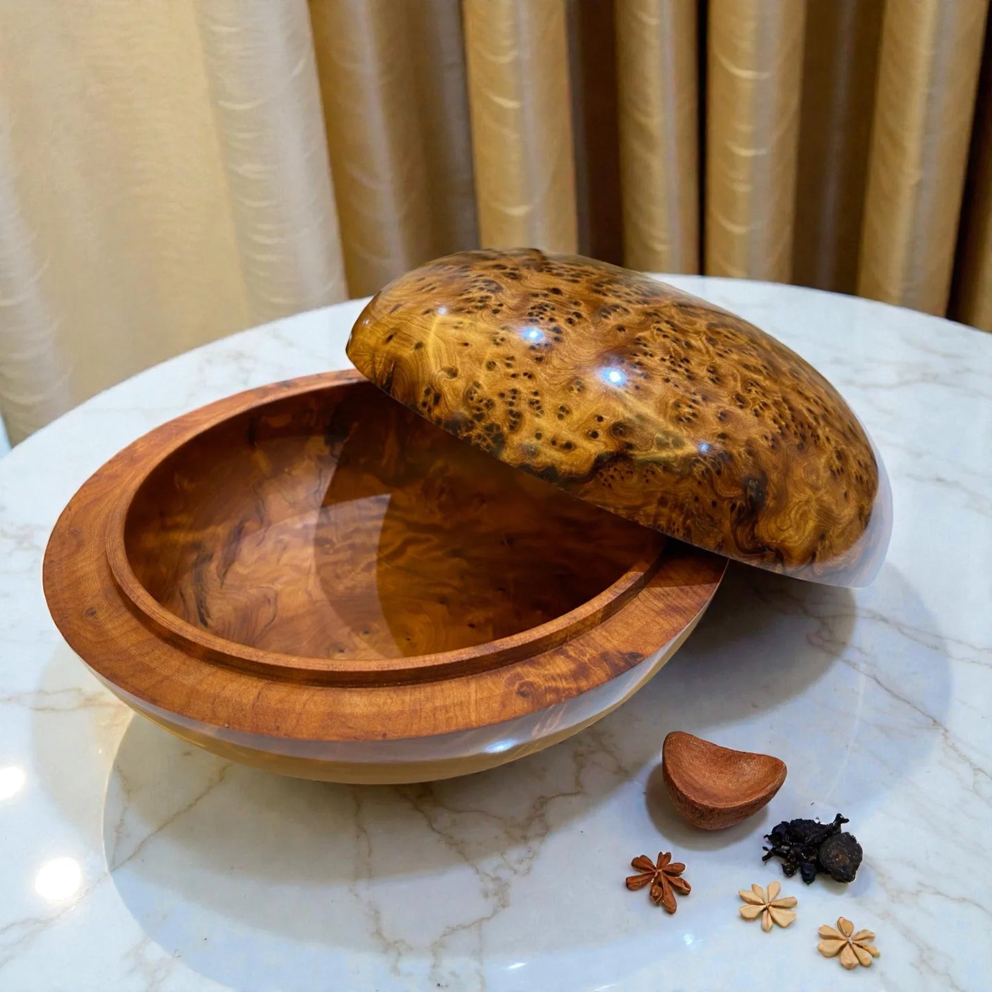 Round Box Jewelry Organizer made from