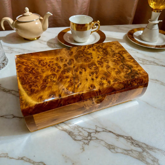Handmade Thuya Wooden Box – Handmade Moroccan by AtlasMuseCrafts