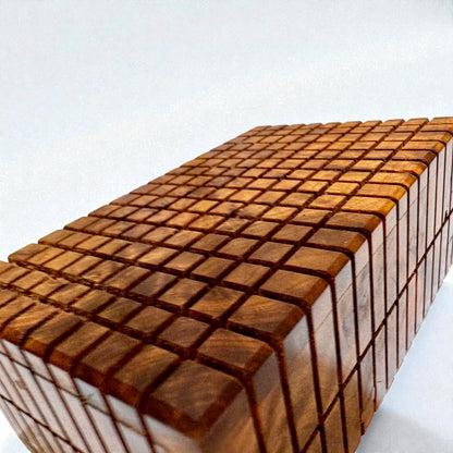 Secret Wooden Box with Hidden Compartment