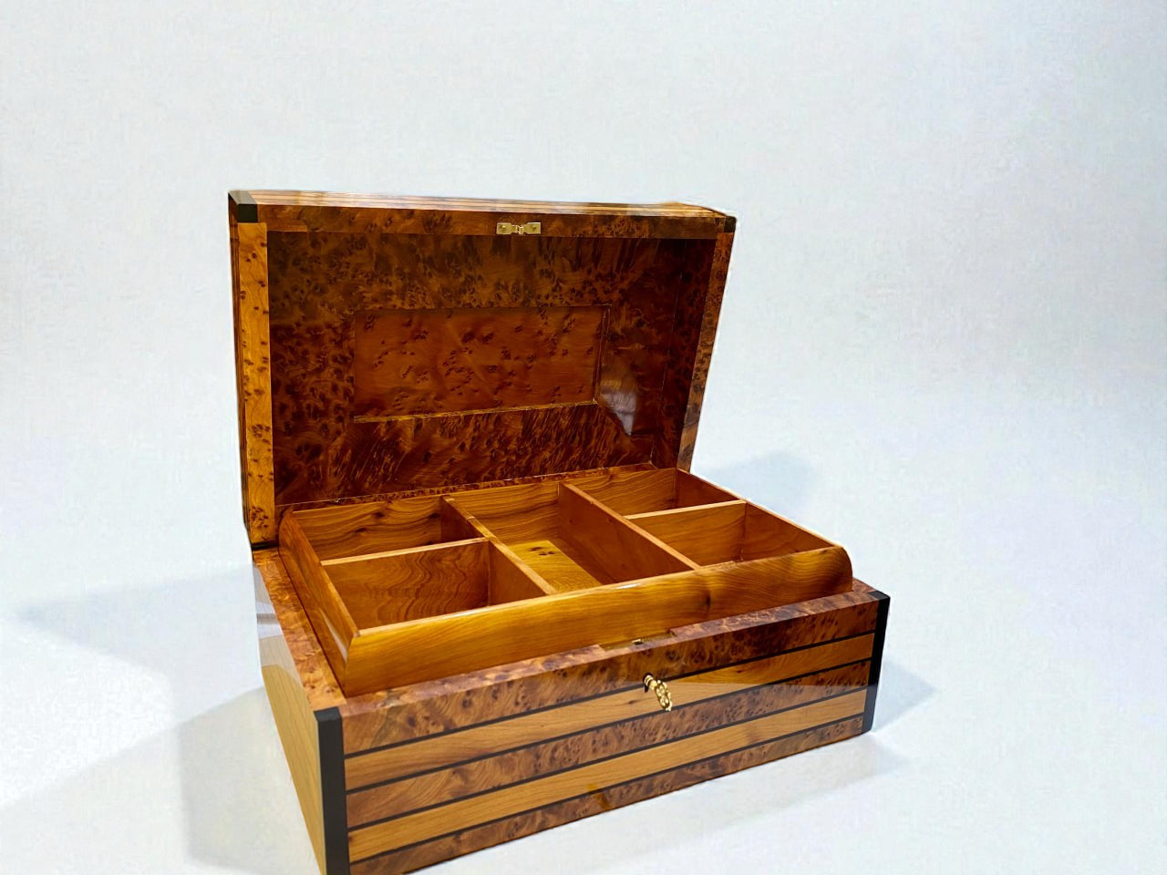Large Handmade Wooden Jewelry Box