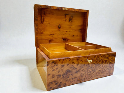 Large Wooden Box with Lid