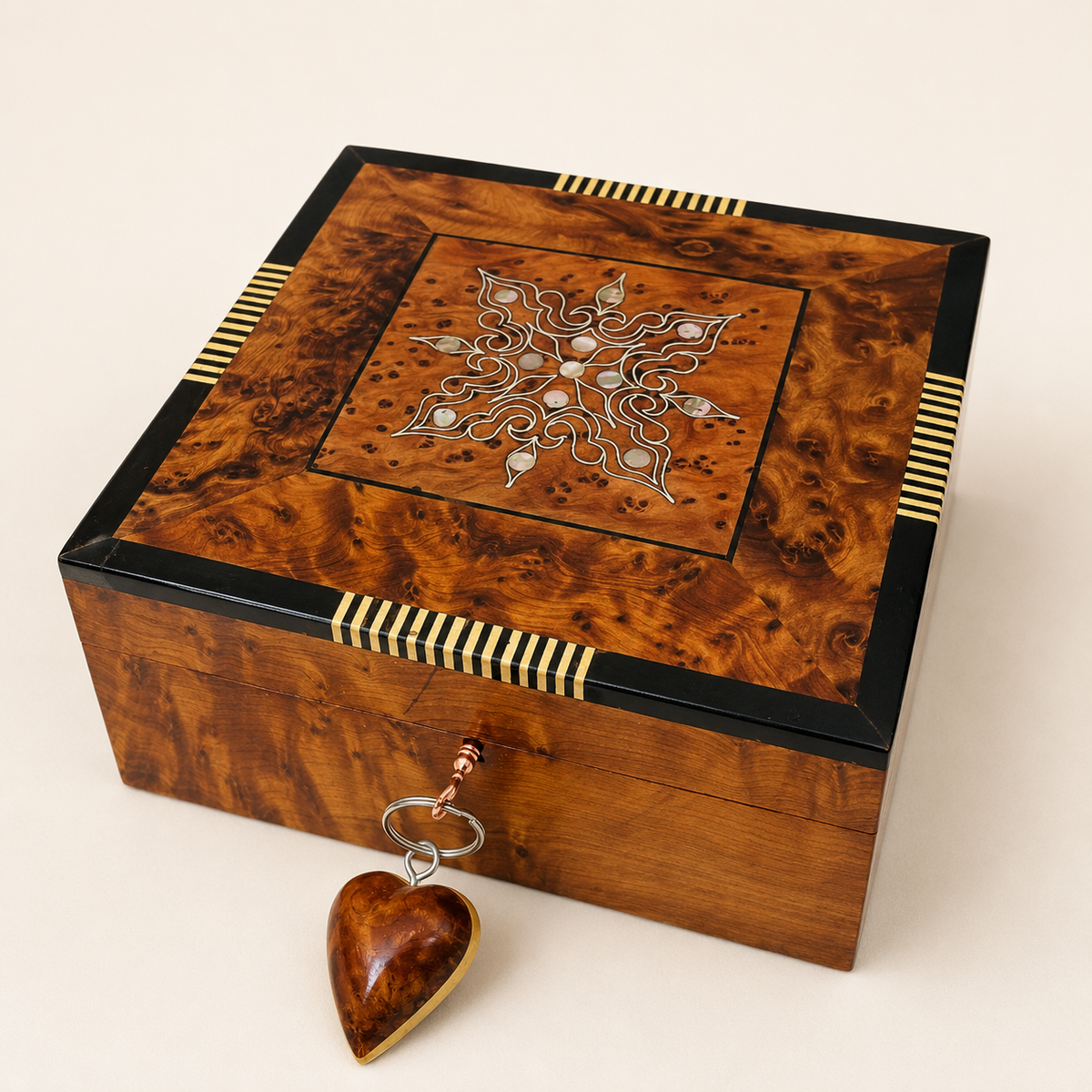 Handcrafted Moroccan Thuya Wood Box