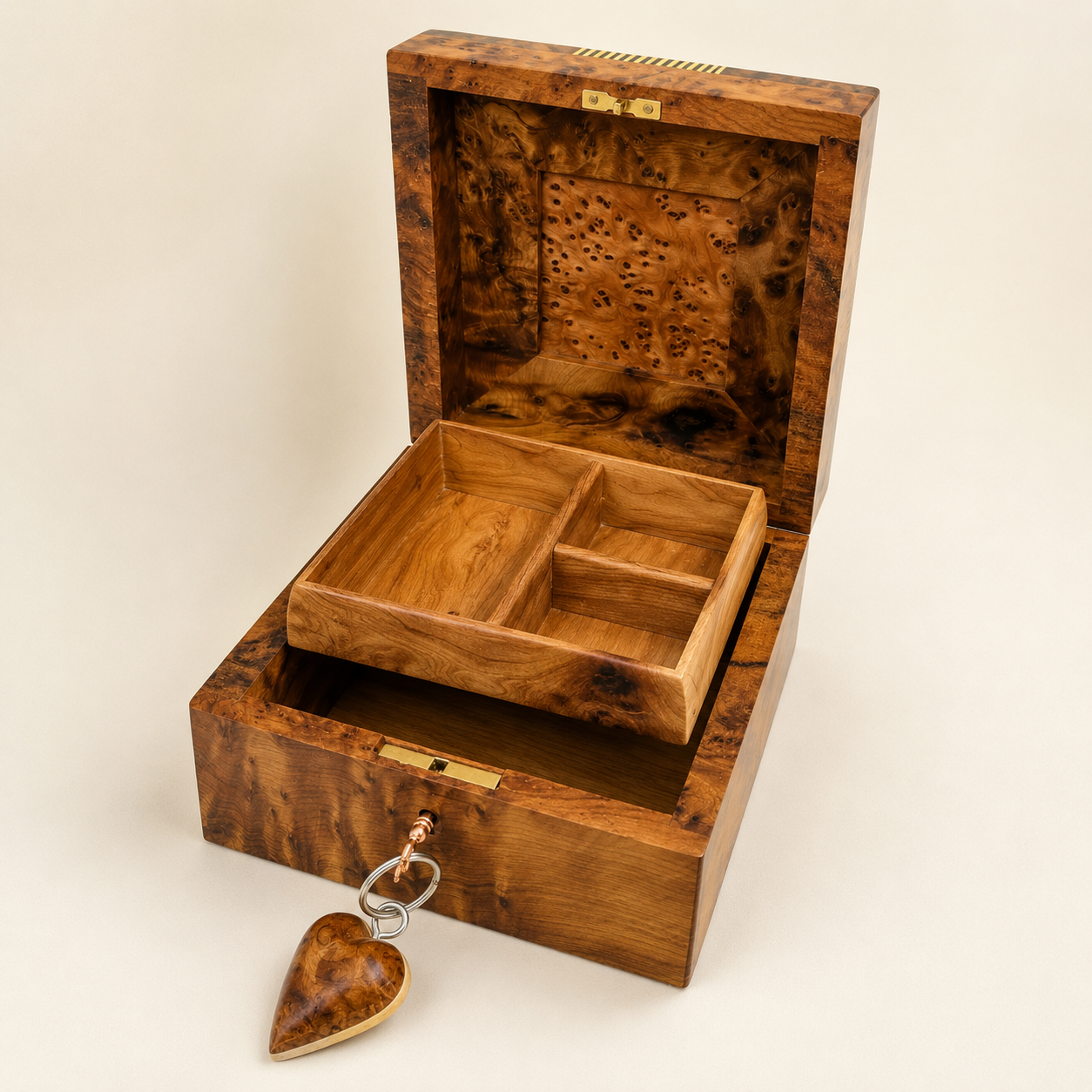 Handcrafted Moroccan Thuya Wood Box
