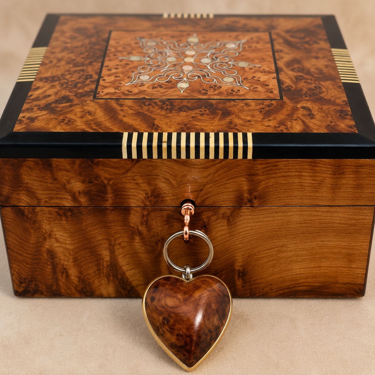Handcrafted Moroccan Thuya Wood Box