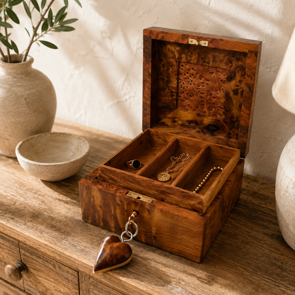 Handcrafted Moroccan Thuya Wood Box