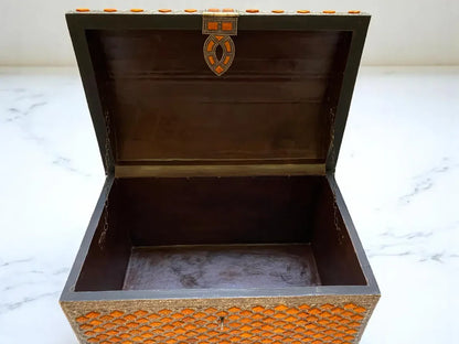 Custom Bone Inlay Jewelry Box – Moroccan Handmade Gift - AtlasMuseCrafts
