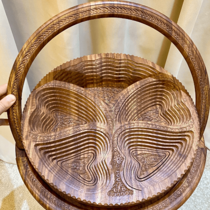 walnut wooden table