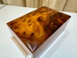 Set of 5 Jewelry Decorative Box Organizer – Handmade Thuya Wood Boxes