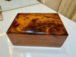 Set of 5 Jewelry Decorative Box Organizer – Handmade Thuya Wood Boxes