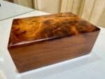 Set of 5 Jewelry Decorative Box Organizer – Handmade Thuya Wood Boxes