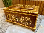 Wooden Box With Lid - Handmade Thuya Keepsake Box