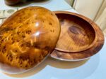 Round Box – Handmade Thuya Wood Jewelry & Keepsake Box