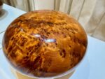 Round Box – Handmade Thuya Wood Jewelry & Keepsake Box