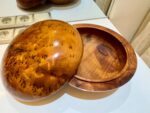 Round Box – Handmade Thuya Wood Jewelry & Keepsake Box