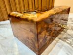 Wooden Jewelry Box – Handmade Thuya Wood Lockable Jewelry Organizer - Image 3