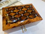 Wooden Jewelry Box Organizer – Handmade Lockable Box