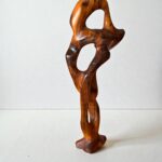 Wood Sculpture - Handmade Abstract Thuya Wood Decor (Copy)