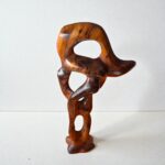 Wood Sculpture - Handmade Abstract Thuya Wood Decor (Copy)
