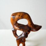 Wood Sculpture - Handmade Abstract Thuya Wood Decor (Copy)