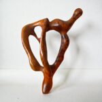 Wooden Art - Handmade Abstract Thuya Wood Sculpture