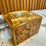 Men’s Jewelry Box - Handmade Thuya Wood Organizer With Lock