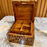 Men’s Jewelry Box - Handmade Thuya Wood Organizer With Lock