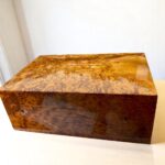 Wooden Keepsake Box – Handmade Thuya Wood Lockable Storage Box