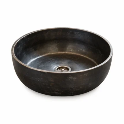 Copper bathroom sink
