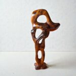 abstract wooden sculpture