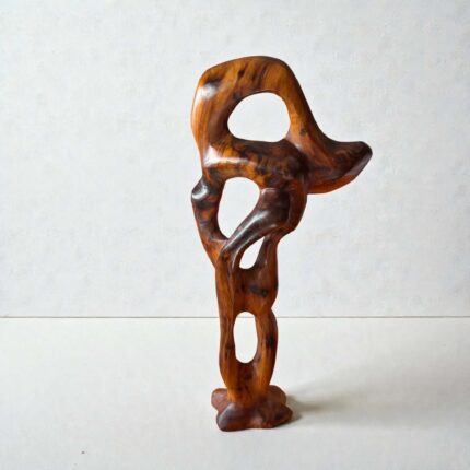 abstract wooden sculpture