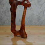 Moroccan wood carving sculpture for office and living room decor