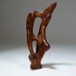 hand carved wooden sculpture