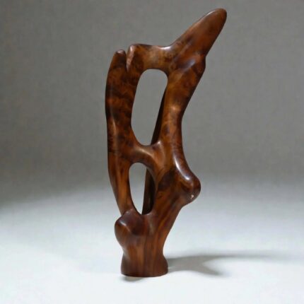 hand carved wooden sculpture