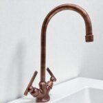 Copper Kitchen Faucet – Handmade Solid Copper Artisan Tap – additional view 1