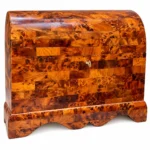 Mexican Wooden Box – Handmade Thuya Coffer Jewelry Organizer