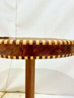 Mosaic coffee table with Moroccan Thuya wood inlay