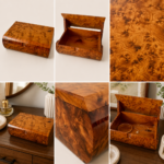 Handmade Burl Wooden Keepsake Box – additional view 6