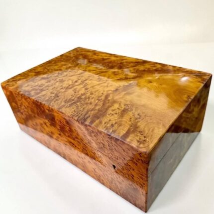 large handmade thuya organizer with