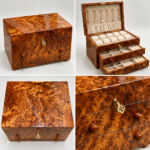 Luxury Thuya Burl Wood Jewelry Box & Watch Box with Drawers – additional view 4