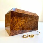 Moroccan jewellery Box burl thuya Box made of Thuya burl wood
