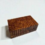 Secret Wooden Box with Hidden, handcrafted Thuya burl wood keepsake box, intricate exterior design, Moroccan craftsmanship.