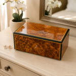 Wood Jewelry Box with Lock – additional view 3